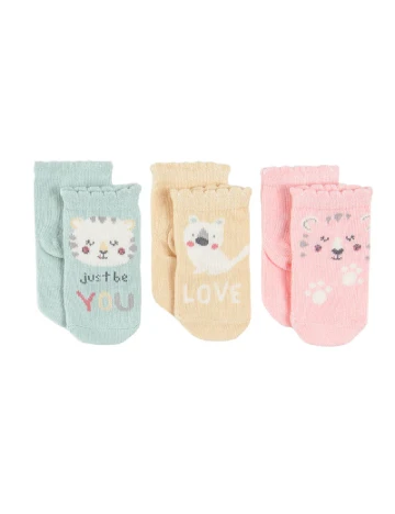 Set sosete 3 perechi Cool Club, mix culori Mix culori