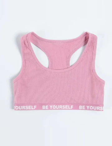 Set bustiere 2 bucati Cool Club, roz/gri Roz