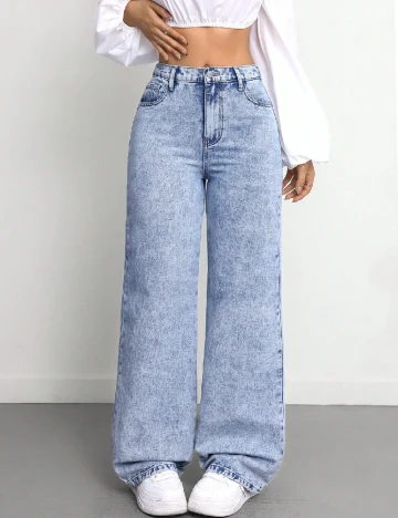 Blugi SHEIN, albastru Albastru