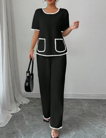 Compleu SHEIN, negru Negru