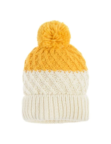 Caciula Cool Club, crem/galben Galben