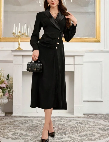 Rochie medie SHEIN, negru Negru