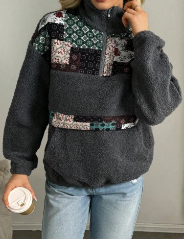 Pulover SHEIN, gri Gri