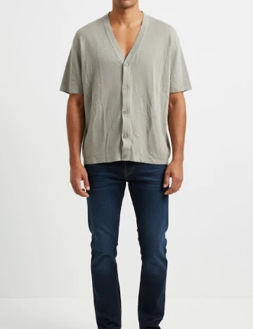 Cardigan Bershka, gri Gri