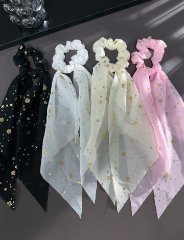 
						Set elastice de par 4 bucati SHEIN, mix culori