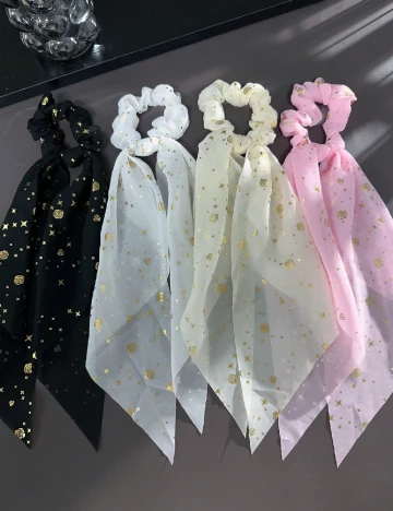 Set elastice de par 4 bucati SHEIN, mix culori Mix culori