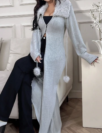 Cardigan SHEIN, gri Gri