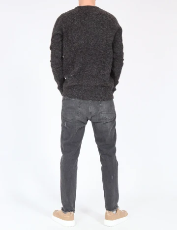 Pulover Pull&Bear, gri Gri