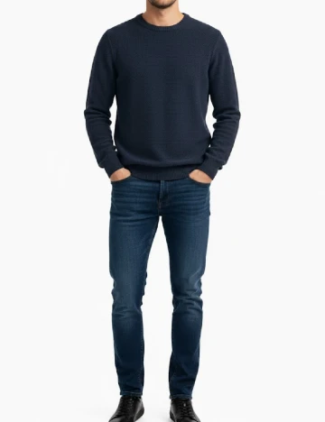 Bluza Pull&Bear, bleumarin Albastru