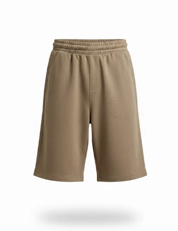 Pantaloni scurti Bershka, maro Maro