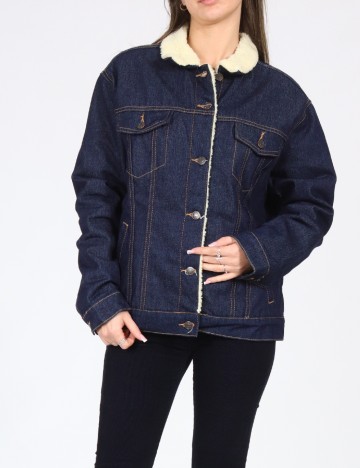 Jacheta Pull&Bear, bleumarin