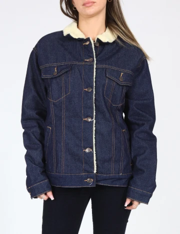 Jacheta Pull&Bear, bleumarin Albastru