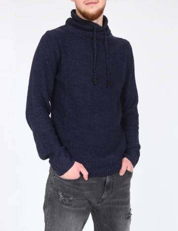 Pulover Pull&Bear, bleumarin Albastru