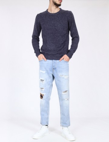 Bluza Pull&Bear, bleumarin