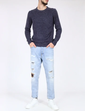 Bluza Pull&Bear, bleumarin Albastru