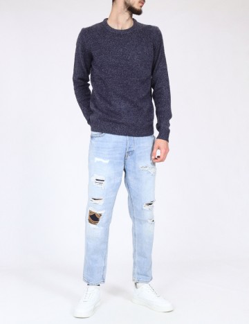 Bluza Pull&Bear, bleumarin