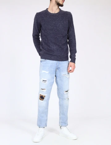 Bluza Pull&Bear, bleumarin Albastru