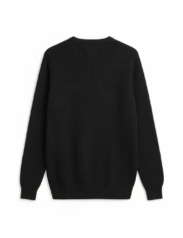 Pulover Pull&Bear, negru Negru