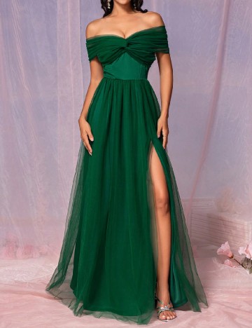 
						Rochie lunga SHEIN, verde