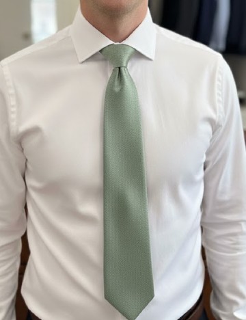 
						Cravata Zara, verde deschis