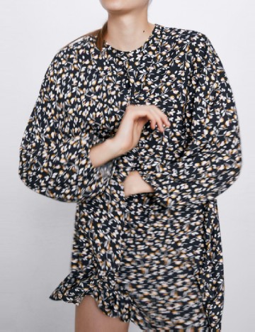 
						Rochie scurta Zara, floral print