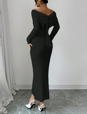 Rochie lunga SHEIN, negru Negru