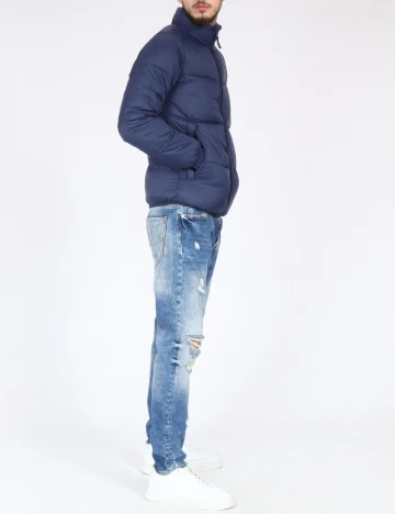 Geaca Pull&Bear, bleumarin Albastru