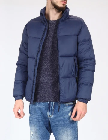 Geaca Pull&Bear, bleumarin Albastru