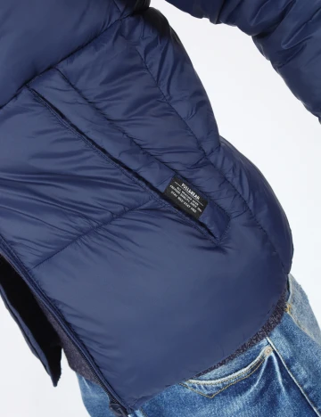 Geaca Pull&Bear, bleumarin Albastru