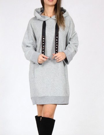 Rochie scurta Bershka, gri