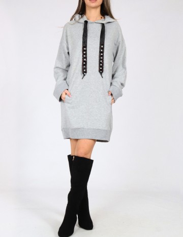 Rochie scurta Bershka, gri