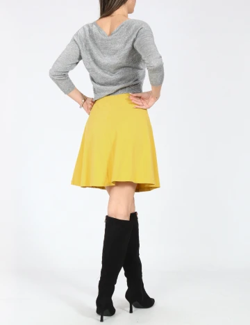 Fusta Bershka, galben Galben
