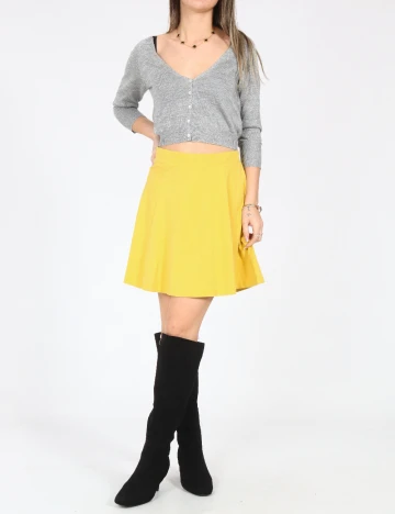 Fusta Bershka, galben Galben