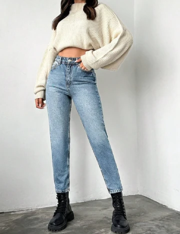 Blugi SHEIN, albastru Albastru