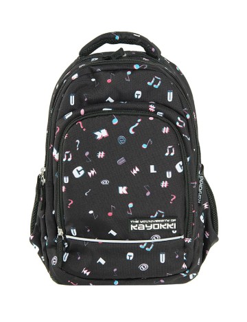 
						Ghiozdan Kayokki, negru