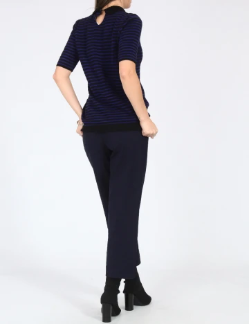 Pantaloni Zara, bleumarin Albastru