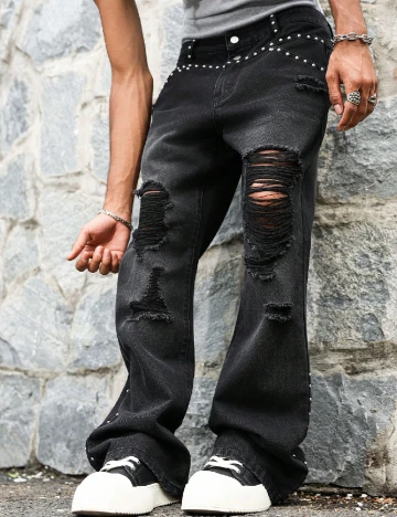 Blugi SHEIN, negru Negru