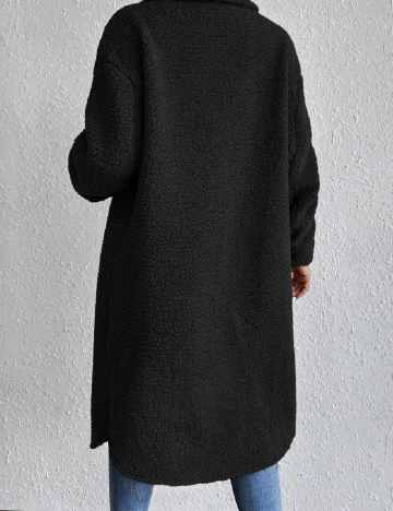 Palton SHEIN, negru Negru