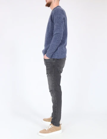 Pulover Pull&Bear, albastru Albastru