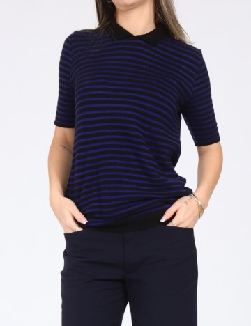 
						Bluza Zara, negru/albastru