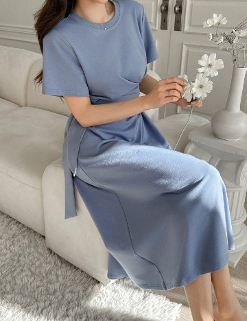 
						Rochie medie Dazy, albastru