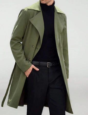 Trench SHEIN, verde Verde