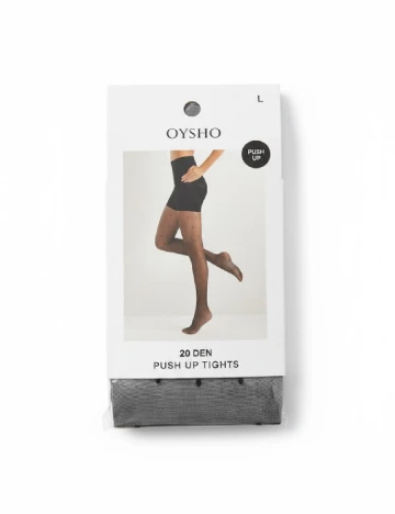 Ciorapi 20 den Oysho, negru Negru