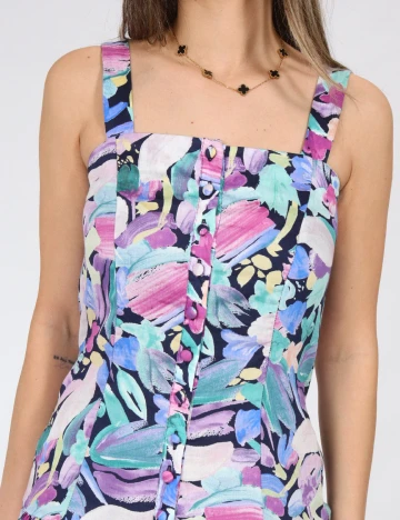 Rochie lunga Oysho, floral print Floral print
