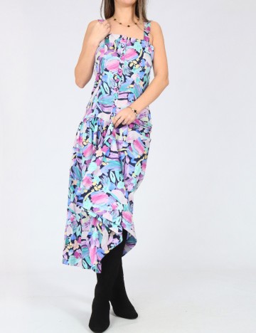 Rochie lunga Oysho, floral print