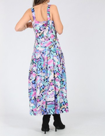 Rochie lunga Oysho, floral print