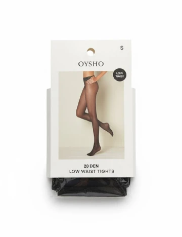 Ciorapi 20 den Oysho, negru Negru