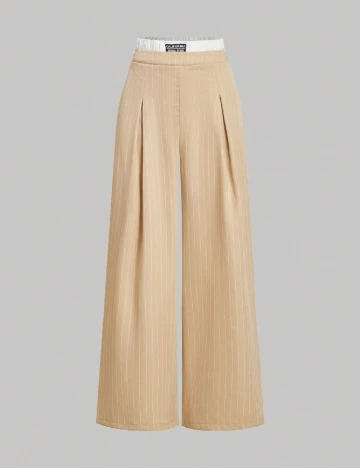 Pantaloni SHEIN, crem Crem