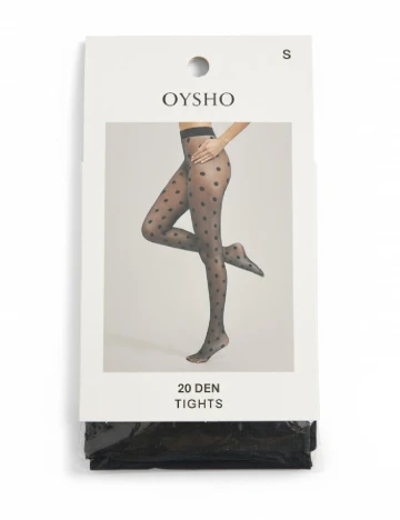 Ciorapi 20 den Oysho, negru Negru