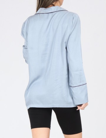 Bluza de pijama Oysho, albastru